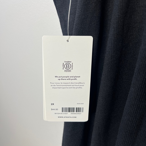 NWT Athleta Well Rested Ribbed Sleep Tank Size 2X - Picture 3 of 3